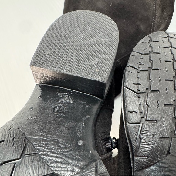 🆕 Miz Mooz Black Over the Knee suede leather Boots size 39 (8.5-9 US) NWOT - Picture 8 of 14